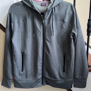 UNTUCKit 🔥 Women’s Performance Full Zip Stretchy Jacket Hoodie Sweatshirt Sz S